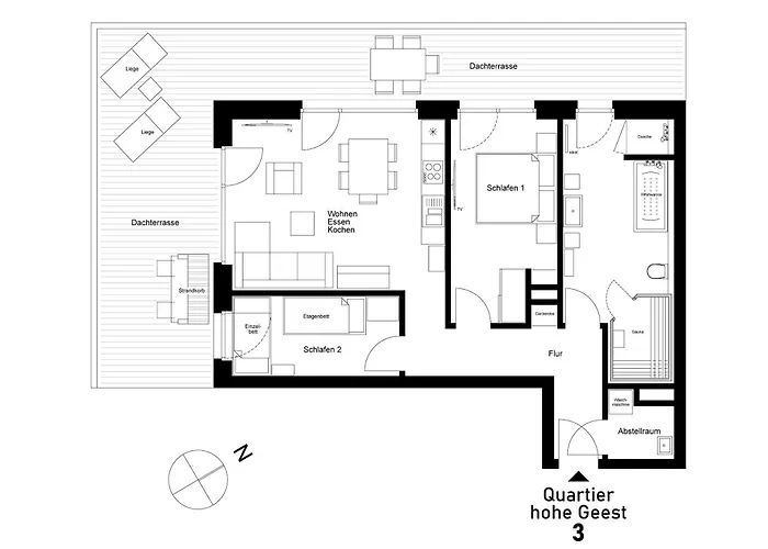 Quartier Hohe Geest 3 - Strandnah Mit Sauna *