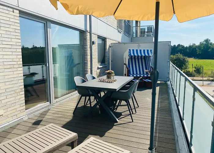 Lägenhet Quartier Hohe Geest 3 - Strandnah Mit Sauna *